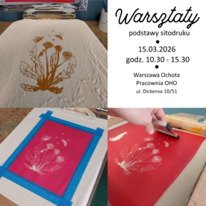 Warsztaty sitodruku Z Turdus Concept- pracownia OHO